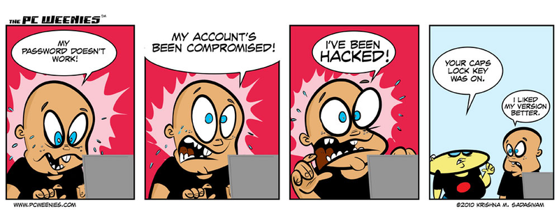 Illustration for article titled The Funniest Comics About Our Crappy Passwords